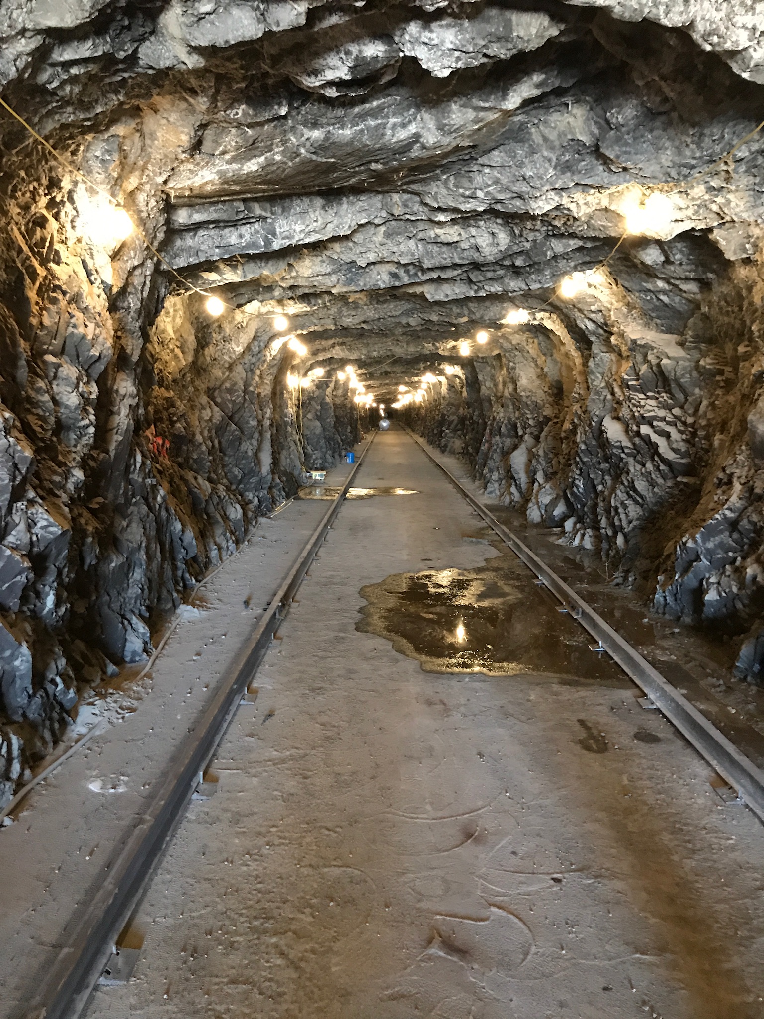 Tunnel from penstocks
